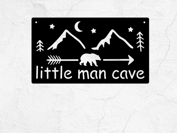 Adorable Little Man-Cave Sign