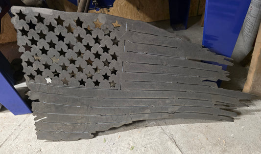 Tattered American Flag