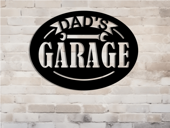 Dad's Garage Sign
