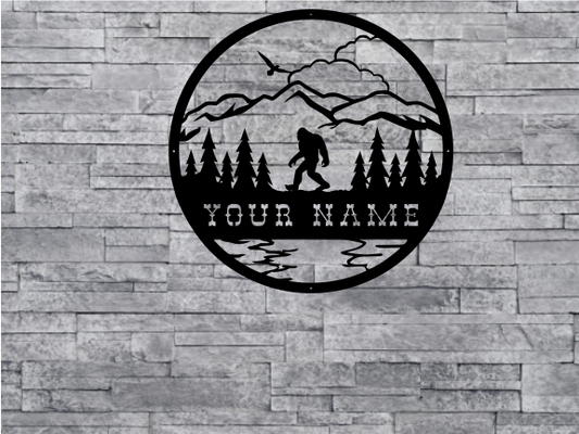Personalized Yeti Sign